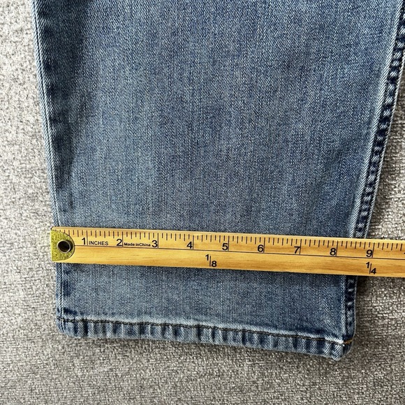 Eddie Bauer Mr Eddies Flex Relaxed Fit Jeans Men Size 33x32 Blue Denim NEW - Picture 9 of 11